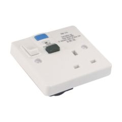 Europa RCD13AP1GSA Socket Single Switched RCD Type A 13A Plastic