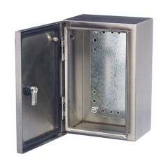 Europa SSTB606020 Enclosure IP65 600x600x200mm Brushed Stainless Steel