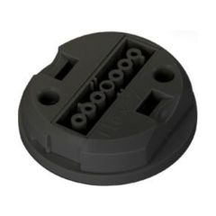 Flex7 Prota 7-Pole Ceiling Rose Socket Black Dali Dimming 