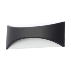 Forum ZN-31767-BLK Stroud Black LED Cool White Wall Light 12W 4000K
