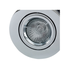 ELD FRTGUPC Chrome tilt fire rated downlight