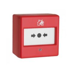 Fulleon CX Call Point c/w LED indicator, Glass + Plastic Resettable Element