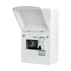 FuseBox F2004RA 4 Way RCD Type A Consumer Unit c/w 2x Blanks 63a Type A 30mA
