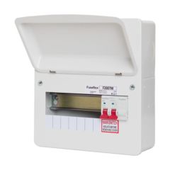 FuseBox F2007M 7 Way Main Switch Consumer Unit 100A