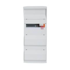 FuseBox F2044MX 44 Way Main Switch & T2 SPD Consumer Unit 14/15/15 Triple Bank 100A
