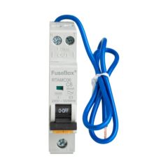 FuseBox RTAMC06 6A 2P Mini RCBO Type A C Curve 30mA 6kA