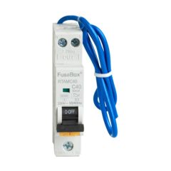 FuseBox RTAMC40 40A 2P Mini RCBO Type A C Curve 30mA 6kA