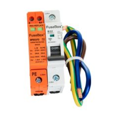 FuseBox SPDCUKITT2 Type 2 Surge Protector Device c/w Cables & B Type 32A MCB