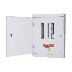 FuseBox TPN03FBX 3 Way 125A TP+N Distribution Board c/w SPD & Main Switch