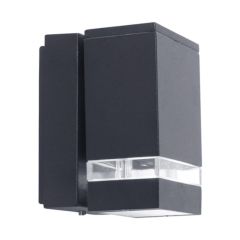 Greenbrook LEDAF11 Lighting LED Wall Down Square Luminaire Grey Aluminium