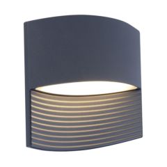 Greenbrook LEDAF1 Lighting LED Wall Light Down Curved 3000K Luminaire Aluminium