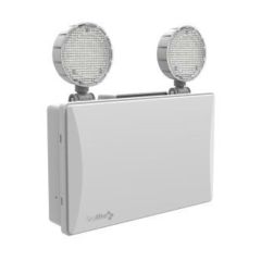 Greenbrook POWLITETWINIP20 Lighting Power Lite Emergency Twin Spot Spotlight IP20 White