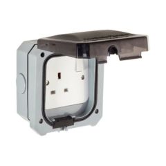 PowerBreaker IP66 Weatherproof 1 Gang Switched Socket