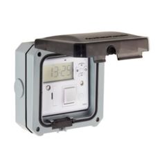 PowerBreaker IP66 Weatherproof 7 Day Fused Spur Timer c/w Switch 