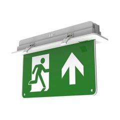 Greenbrook RAZRECKIT Lighting RAZOR Exit Sign Recessed Mounting Kit White