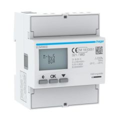 Hager ECM380D Meter kWh 3 Phase Direct 4M MBUS MID 80A 60x92x72mm