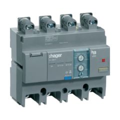 Hager HBB251H H3 RCD 4P Add-On Time Delayed 250A 30-6000mA