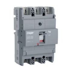Hager HHB125Z 125A 25kA 3 Pole Fixed Thermal, Fixed Magnetic MCCB x250