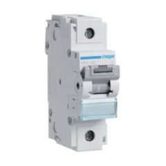 Hager HMC190T 100A 15kA 1 Pole C Curve 1.5 Module MCB