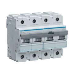 Hager HMC499T 125A 15kA 4 Pole C Curve 6 Module MCB