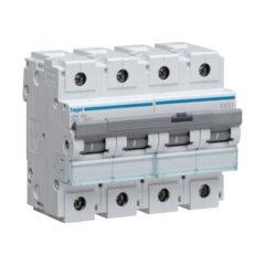 Hager HMF490T 100A 10kA 4 Pole C Curve 6 Module MCB