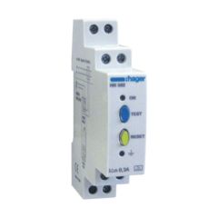 Hager HR502 Earth Leakage Relay: 0.03A Instant Trip 300mA Fixed Sensitivity