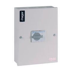 Hager JAB403B 32A Enclosed Switch Disonnector Triple Pole & Switched Neutral