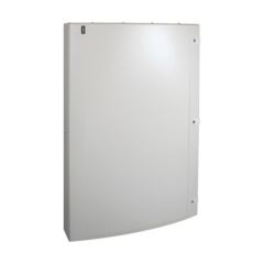 Hager JF406B Invicta 3 Panelboard 6 Way 125A Outgoers Plain Door 400A