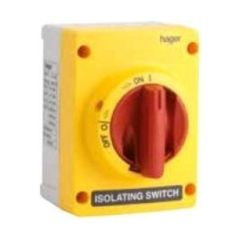 Hager JG04S Invicta Isolator TPN Enclosed IP65 63A