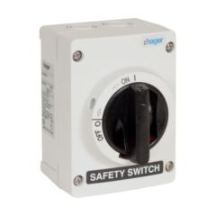 Hager JG35BS 125A IP31 4 Pole Enclosed Non-Auto MCCB