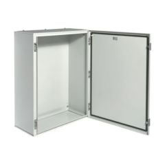 Hager JK104BD 4 Way 125A TPN Distribution Board Plain Door IP65 Metal