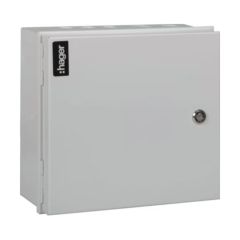Hager JK106 6 Way SP&N Distribution Board c/w Switch 100A
