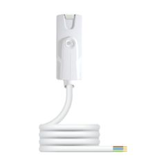 Hager K7B1M075W Klik 6A 7 Pin Luminaire Lead with 3 Core Pre-Wired Plug to Wire: 0.75mm², 1.5m