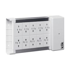Hager KLDS10 Klik 10 Way Lighting Distribution Box 16A 4P White