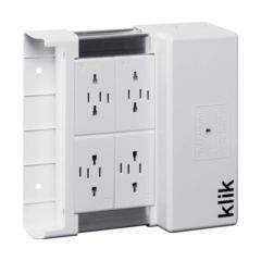 Hager KLDS4 Klik 4 Way Lighting Distribution Box 16A 4P White