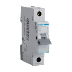 Hager MTN140 40A SP MCB B Curve 6kA
