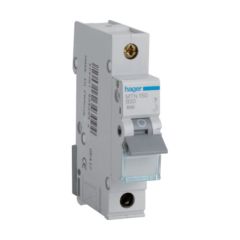 Hager MTN150 50A SP MCB B Curve 6kA