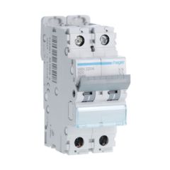 Hager NBN220A 20A 10kA/15kA 2 Pole B Curve MCB