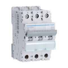 Hager NCN320A 20A 10kA/15kA 3 Pole C Curve 3 Module MCB
