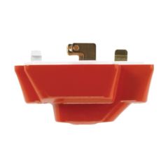 Hager P64AX/R Klik 6A 4 Pin Plug with Red Cover