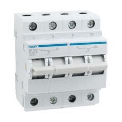 Hager SF263 63A DP Changeover Switch (Centre-Off)