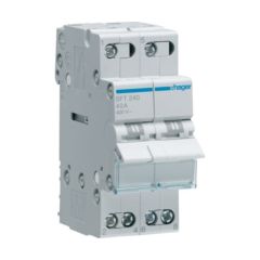 Hager SFT240 40A DP Changeover Switch (Centre-Off)
