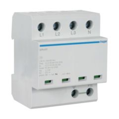 Hager SPA401 Surge Protector 4P Monobloc 3 Phase TT+TNS 12.5kA