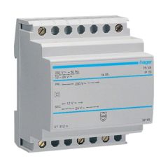 Hager ST312 25VA Safety Transformer, 230V/12-24V