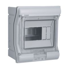 Hager VE106U IP55 Insulated 6 Module Enclosure