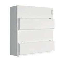 Hager VM91820CU 18+20 Way Dual Row Dual 100A RCD High Integrity Consumer Unit 2x100A w/o Knockouts