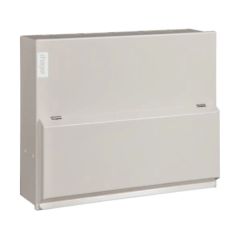 Hager VML108SPDRK 8 Way SPD Main Switch Consumer Unit 100A c/w Round Knockouts