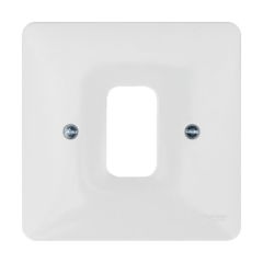 Hager WMGP1 Sollysta 1 Gang Grid Plate White