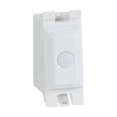 Hager WMGSD1S Sollysta Grid Switch 1 Gang Dimmer Slave Module c/w White Insert
