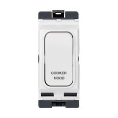 Hager WMGSDP2/CHD Sollysta 20A Grid 1 Way Switch DP Module White "Cooker Hood"